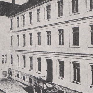 The third Motherhouse in the Overbergstraße (from 1858 to 1878); it was sold when expelled from Germany during the ‚Kurturkampf’ and destroyed during the World War 1939 - 1945.
