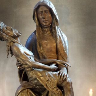 Mãe das Dores, na Capela de Telgte, perto de Münster, venerada filialmente por EM.