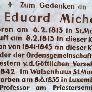 Gedenktafel in der Mauritzkirche Münster.
