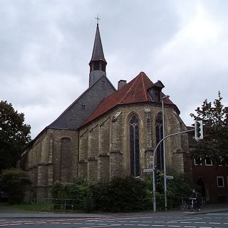 Apostelkirche, in der die Mutter und die Schwestern von Eduard Michelis am Gottesdienst teilnahmen.