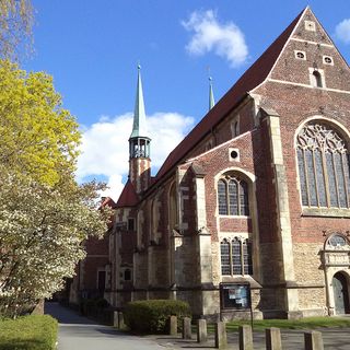 Petrikirche, in der sich die Schüler für die Messe vor Schulbeginn trafen.